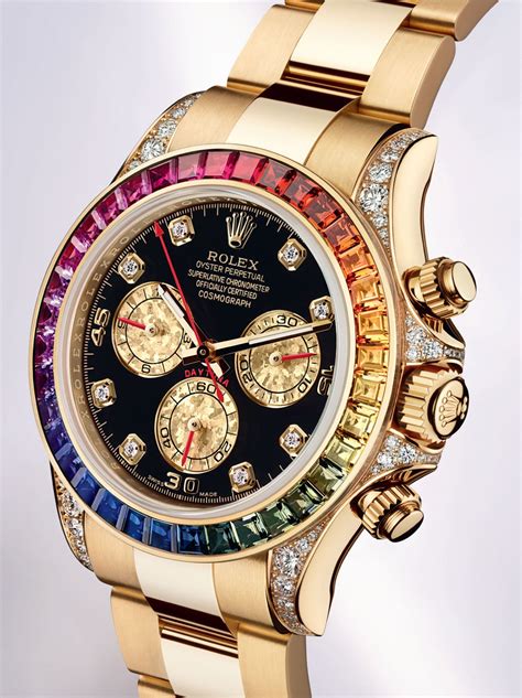 is rainbow rolex daytona a women's watch|Rolex with rainbow bezel.